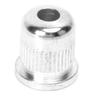 8PCS Guitar String Ferrule Alloy Compact Bass Through Body Buckle for Replacement