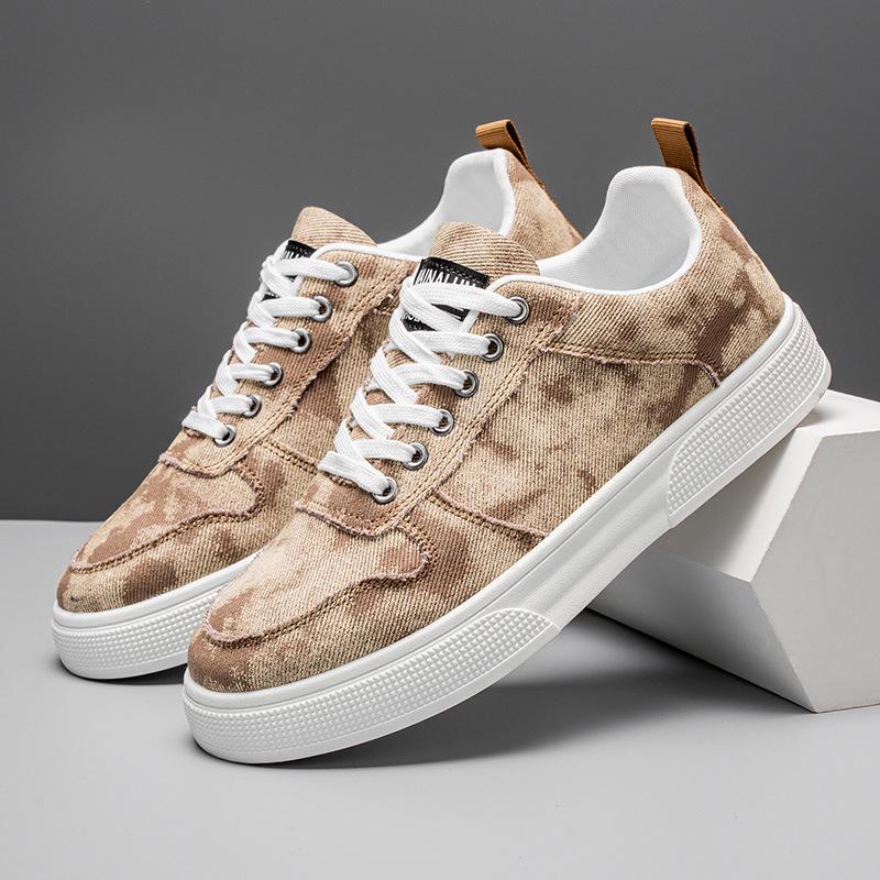 Fashion Youth Vintage Canvas Shoes for Men Summer Designer Breathable Board Shoes Casual Flats Shoes Korean Trend Man Sneakers Masculino