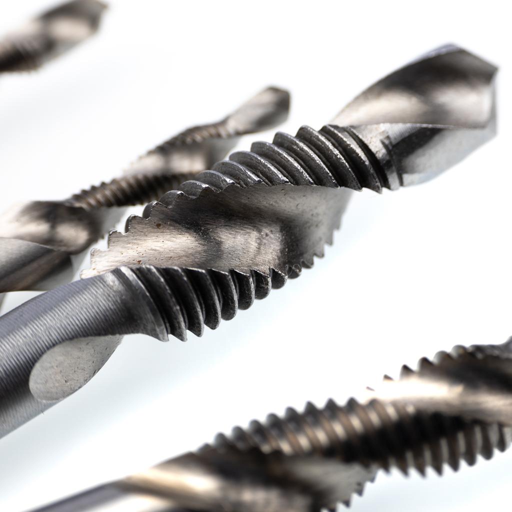 Set Of 6 Tapping Drills M3-M8 In A Silver Case