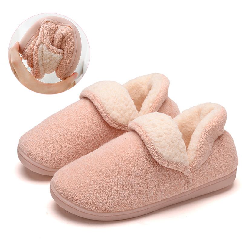 

Newestwomen S Slippers Shoes Home Winter Ladies Casual Flats Shoes Winter Fur Plush Female Slipper Comfort Loafers Female Indor
