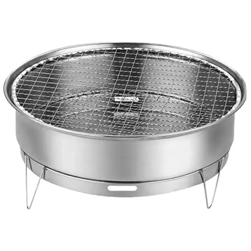 

Outdoor Barbecue Grill Camping Accessories Charcoal Bbq Rack Stove Portable Cooking Grate Tool Mini Brazier Fire