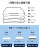 Memory Foam Pillow for Relieving Shoulder and Neck Perfect for Side and Back with a Center Hole and 3 Height Comfortable Sleeping Trial Pain,