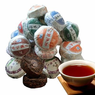 50g 10 Adet/100g 20 Adet/200g 40 adet/500g 100 adet Pu-erh Çayı Çin Birinci Sınıf Siyah Pişmiş Puerh Tuocha SlimMini Çay