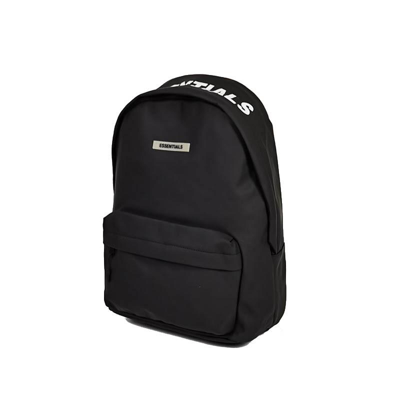 Leather material anti-splashing backpack feels niche Backpack men's and women's college style school bag prevents splashing