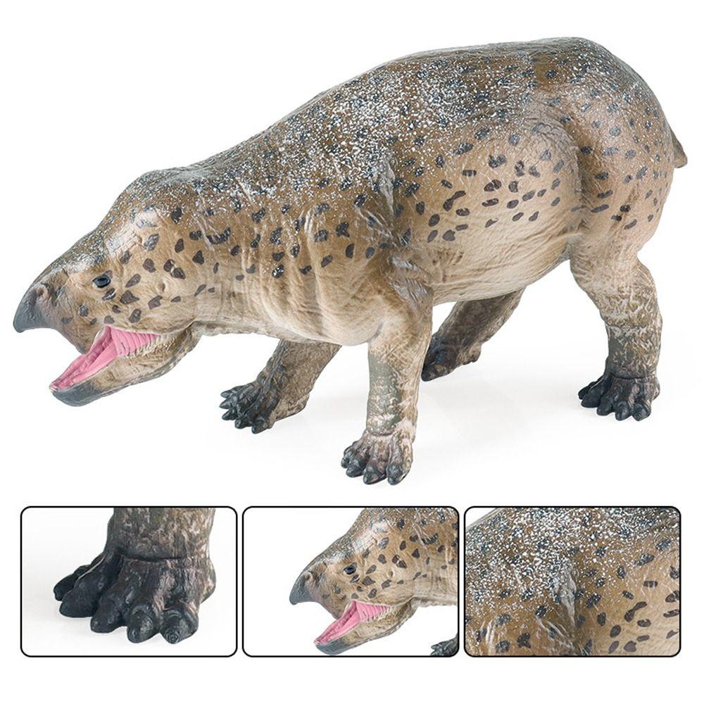 Large Brown Bear Figure Toy Realistic Desktop Animal Ornament for Home Decor Office Display