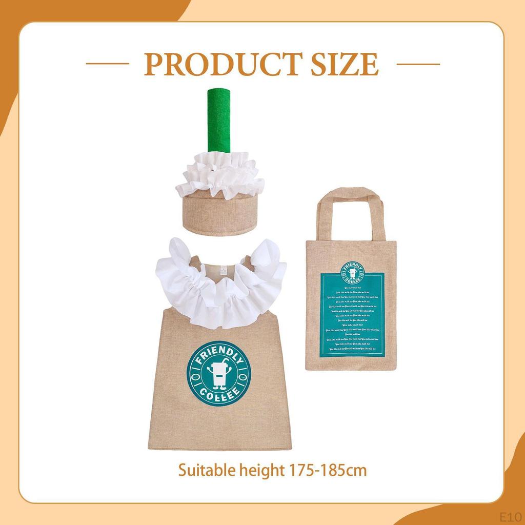 Cafe Costumes, Halloween Cosplay for Festival, Carnival And Role Play