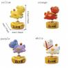 Cartoon Zodiac Pony Ornaments Pony Shape Resin Horse Statue Horse Year Kawaii New Year Desktop Ornament Office