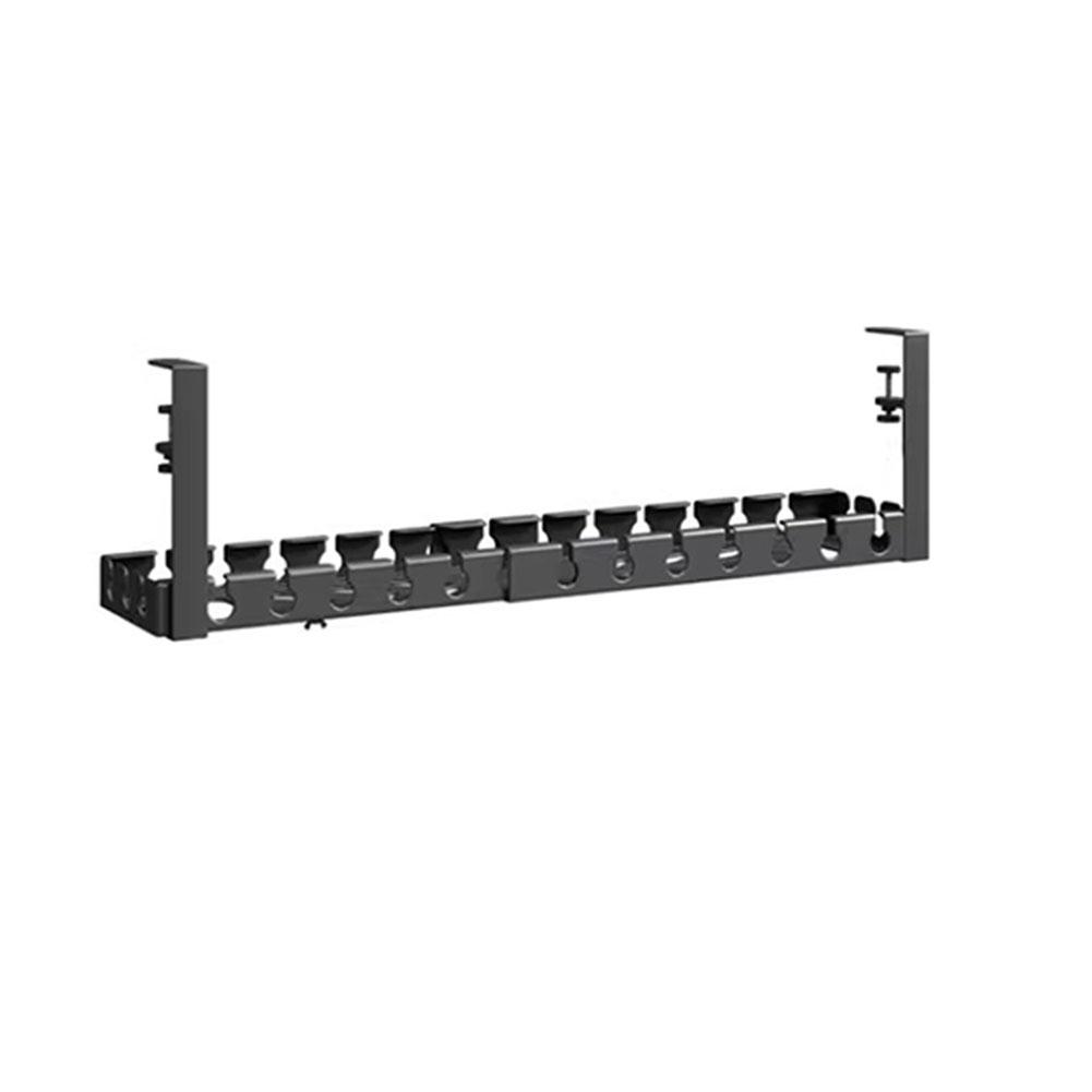 Extendable Under Desk Cable Management No Drilling Metal Cable Tray Space Saving Multipurpose Household Hanging Organizer Shelf
