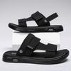 2025 New Summer Men's Sandals Fashion Versatile Trend Casual Simple One Shoe Two Wear One-word Beach Shoes