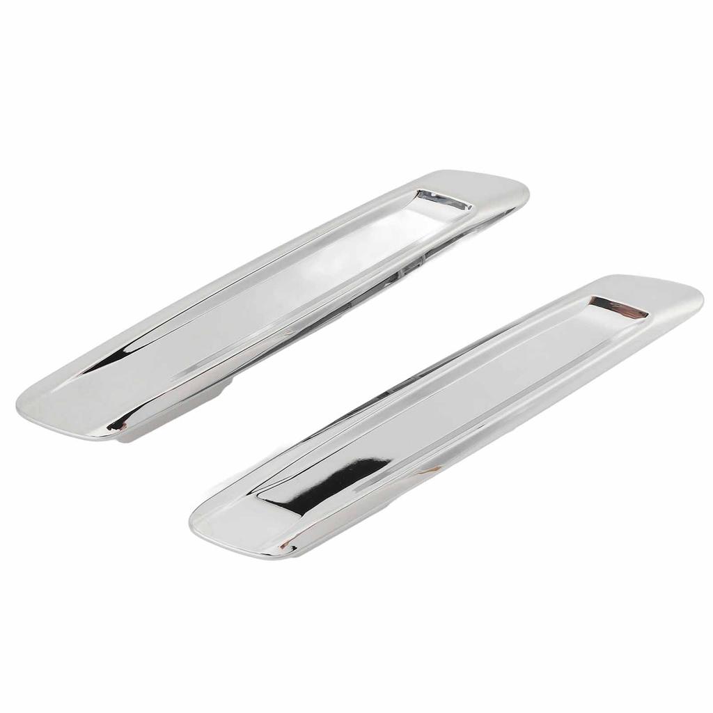 1 Pair Side Mudguard Trim Finisher 51137336645 Left Right Chrome Front Mudguard Panel Marker Finisher for 5 Series F10