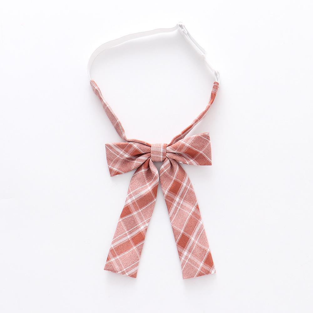 Клетчатый воротник Галстук-бабочка: 12 цветов для формы JK