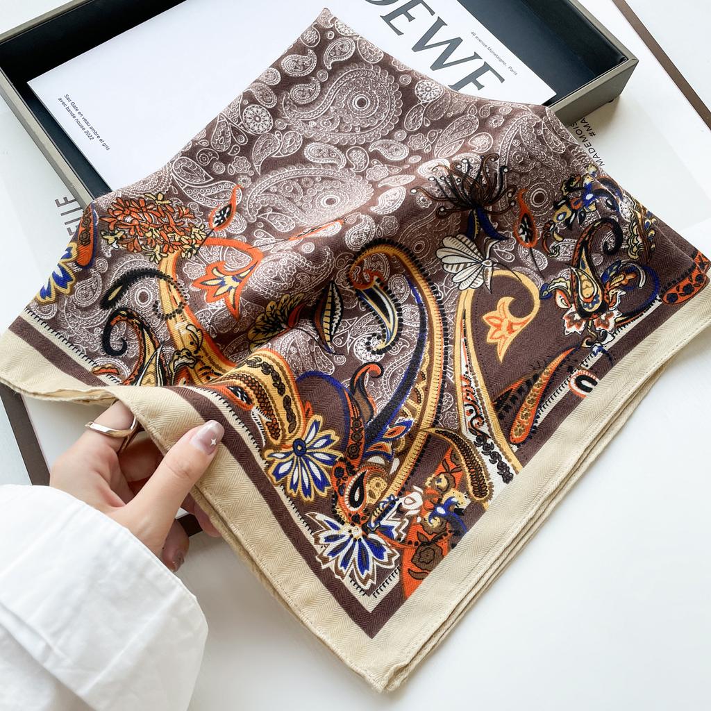 Spring And Summer Satin Long Scarf For Women Sunscreen Shawl Fashionable Beauty Scene Satin Long Scarf Versatile Travel Scarf