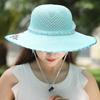 Summer Foldable Hat Women's Big Brimmed Sunscreen Hat Sun Hat Vacation Big Brimmed Cool Hat