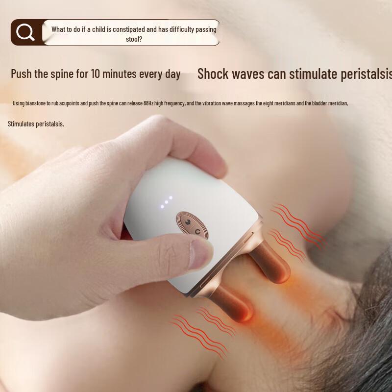 Children's Wireless Guasha Hot Compress Massager