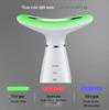 Tri-Color Spectrum Neck and Skin Rejuvenation Device: Handheld Microcurrent Vibration Massager for Anti-Aging and Lifting