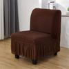 Elastic Cationic Thickened Fat Chair Cover Without Armrests Hotel Restaurant Coffee Shop Chair Chair Cover