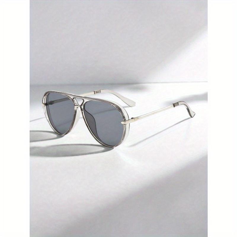 Feye 1pc Women's Retro Minimalist Large Frame Fashion Fashion Glasses, Suitable For Beach And Travel