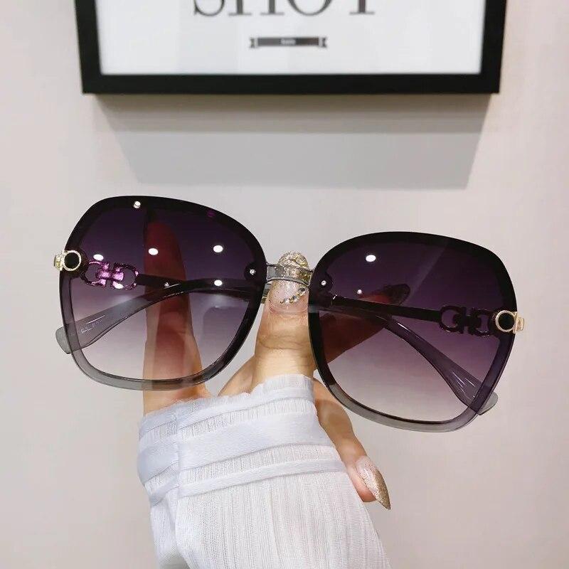 

Круглые солнцезащитные очки, новые винтажные солнцезащитные очки «кошачий глаз», женские корейские солнцезащитные очки с градиентом UV400