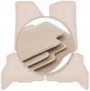 PREMIUM Beige Floor Mats For: Jeep Wrangler JL_4xe 5 Doors 2021-2023