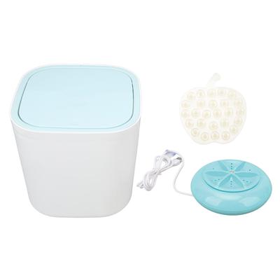 Mini lavadora portátil ultrasónica USB de escritorio para ropa interior, calcetines, ropa de bebé y viajes.