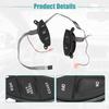 ACROPIX Left Right Side Steering Wheel Cruise Control Switch Button with Cable Fit for Ford Explorer - Pack of 2 Black
