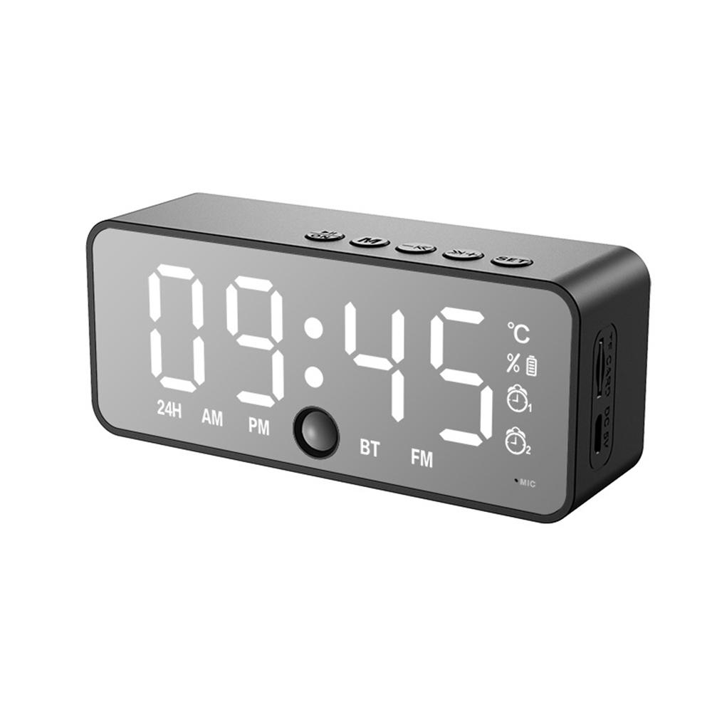 Buy Multifunctional Mirror Bluetooth Speaker Alarm Clock Home Voice