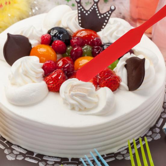 Attractive Cream Anti-slid Handle Spreader Space-saving Silicone