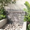 Vidaxl Cascada Rectangular para Piscina, Acero Inoxidable, 110 Cm