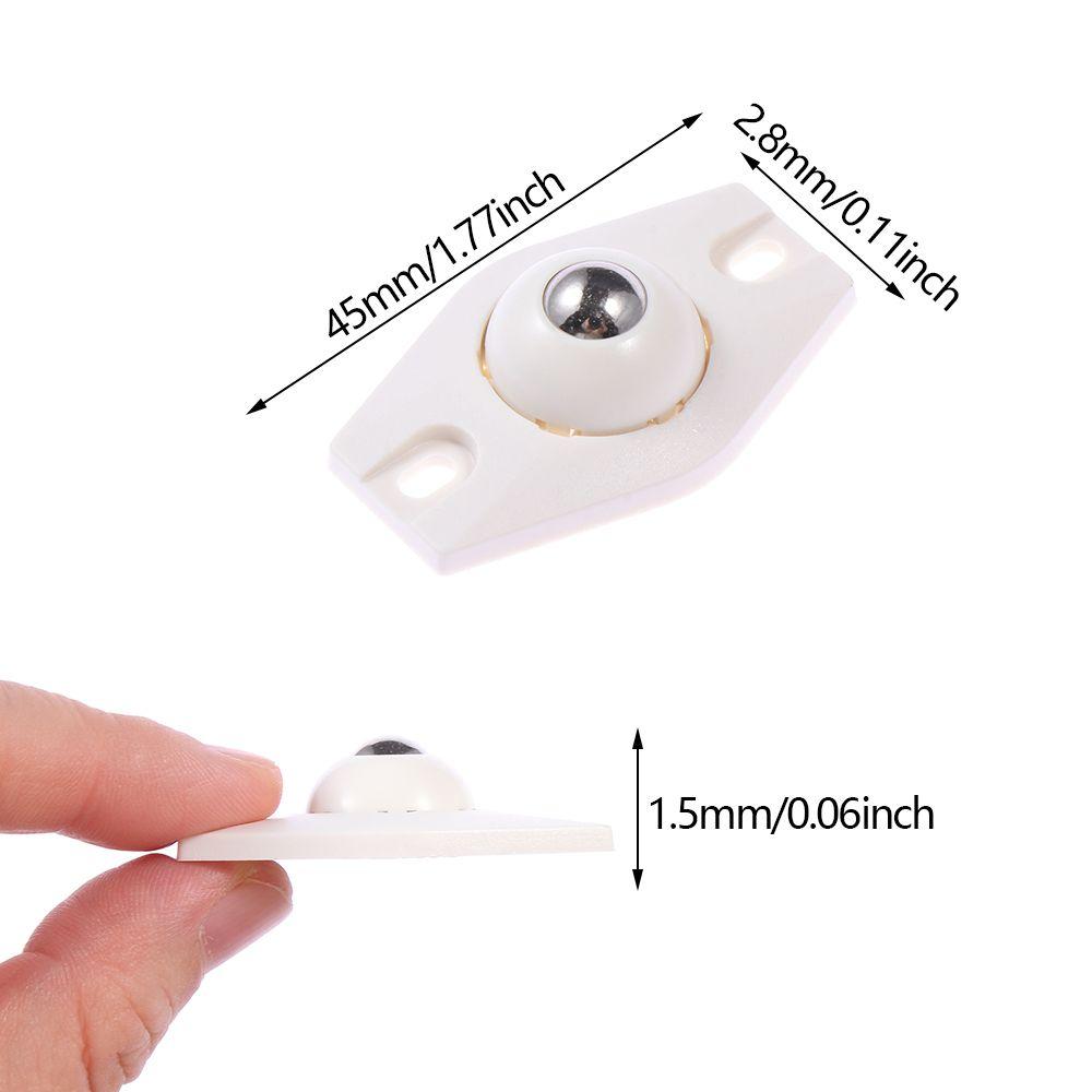 Mini Swivel Casters 360º Universal Wheels Paste Casters Self Adhesive Pulley Mini Universal Pulley