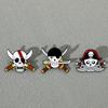Personalized Creative Anime ONE PIECE Metal Badge Accessories Skull Alloy Oil Drop Brooch Pin Decoration