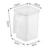 Refrigerator Side Door Storage Box Clear Vegetable Egg Fridge Door Organizer Container with Lid for