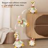 Tummy Time Goose Family Toy Walking Mother Baby Goose Toy with Music Light Educational Electric Light-up Swing Crawling Duck Toy Toddlers Boy Girl
