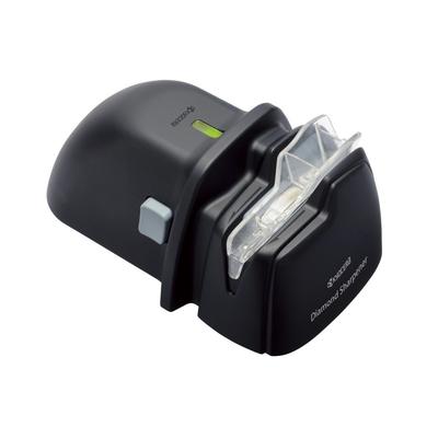 Kyocera Electric Diamond Sharpener for Diamond Sharpens Each Edge Multiple High Sharpness Requires 4 AA Batteries Suitable for Ceramic and Metal