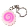 Food Sample Edible Naruto Round 351WK [Coconut Accessories] Keychain Roll, Slice, White,