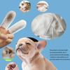 50 Stück/100 Stück/200 Stück Einweg-Zahnpflege-Fingerlinge für Haustiere, Hundezahnbürsten-Fingerlinge, Katzen-Fingerlinge, Feuchttücher, Mundpflegeprodukte, Weich, Sanft