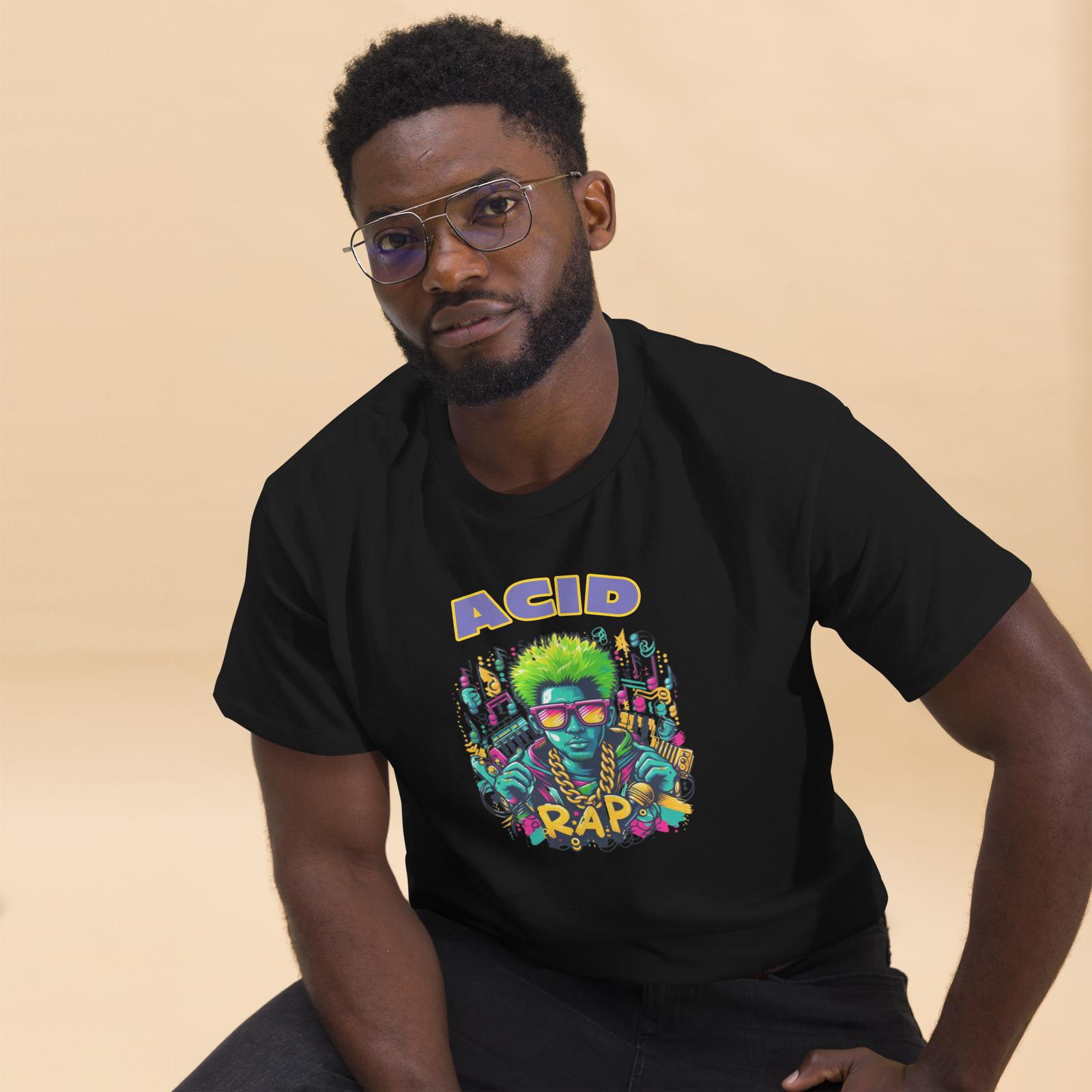 ACID RAP Unisex Classic Tee Custom T-Shirt Mens Womens Tees Top for Alt Hip Hop Heads! S