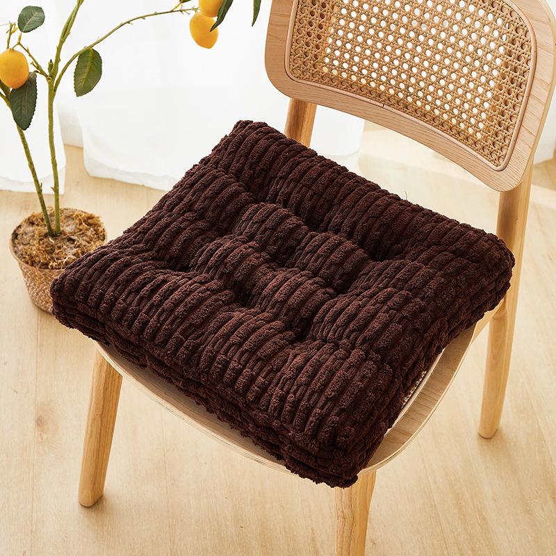 Corduroy Warm Cushions Autumn and Winter Cushions Office Chair Cushions Student Butt Cushions Tatami Mats Non-slip