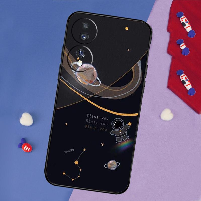 Astronaut Spaceship Case For Honor 200 Pro 50 70 90 X8a X9a X8 X9 X8b X9c X9b Honor Magic 7 Lite 5 6 Pro Cover