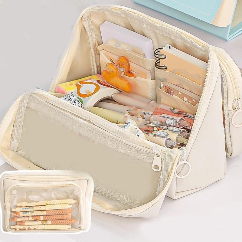 Large Capacity Pencil Case Aesthetic Pen Bag School Supplies for Organizing Pen Markers And Accessories