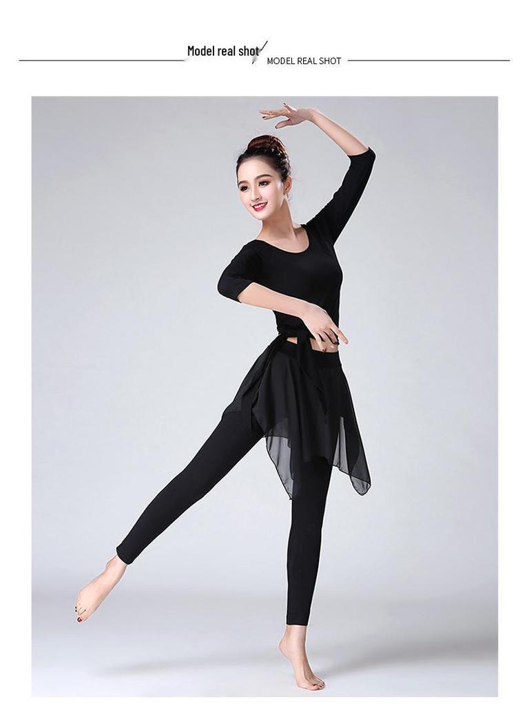 Women's Latin Dance Skirt Pants - Figure Skating & Ballet Dancewear
