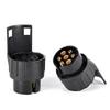 13 Pin To 7 Pin Towing Adaptor Trailer Caravan Truck Towbar Car Plug Adapter 12V Waterproof Electric Socket Caravan Accessories