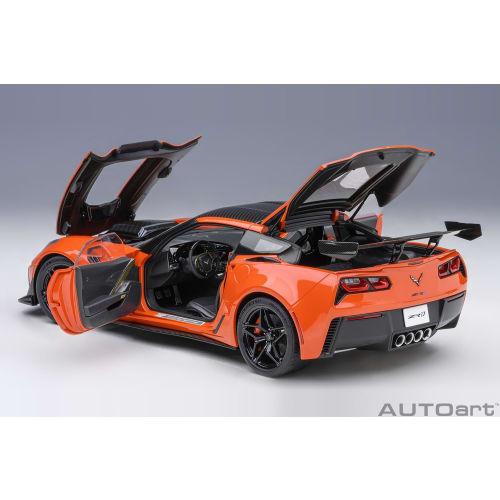 AUTOart 1/18 Scale Chevrolet Corvette (C7) ZR1 Orange Finished Product