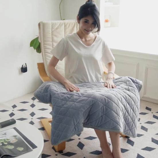 Portable Heating Blanket USB Powered Heated Shawl Wraps Winter Warm Electric Scarf Blanket