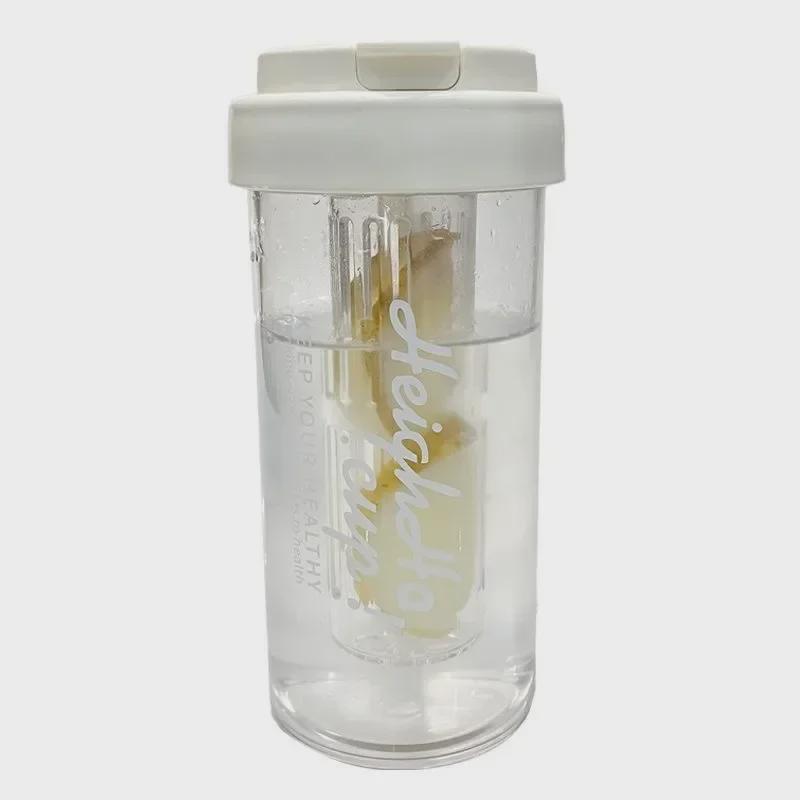 High-Value, Heat-Resistant Straw Cup for Girls & Students - Portable, Anti-Fall Plastic Tea Cup