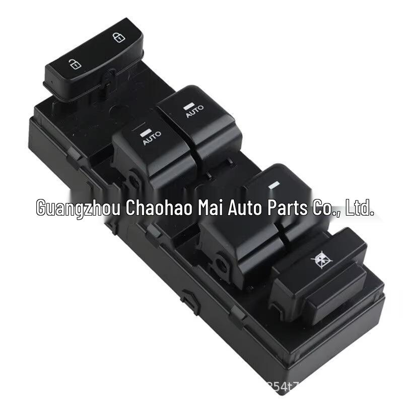 The 93570-C1010 is compatible with Hyundai Sonata window lift switches for models from 2015 to 2019. Electric