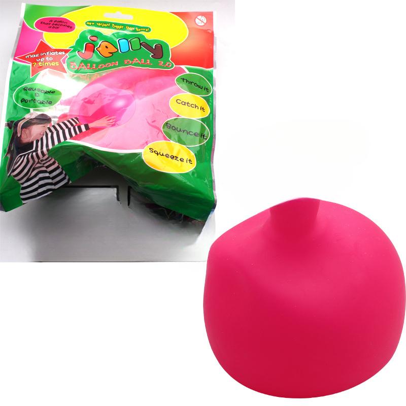 Bubble Ball Large Inflatable Balloon TPR Decompression Toy Bubble Water Inlet Blowing Ball