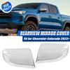 Chrome Overlay Side Door Mirror Cover For 2023-2025 Chevy Colorado / GMC Canyon