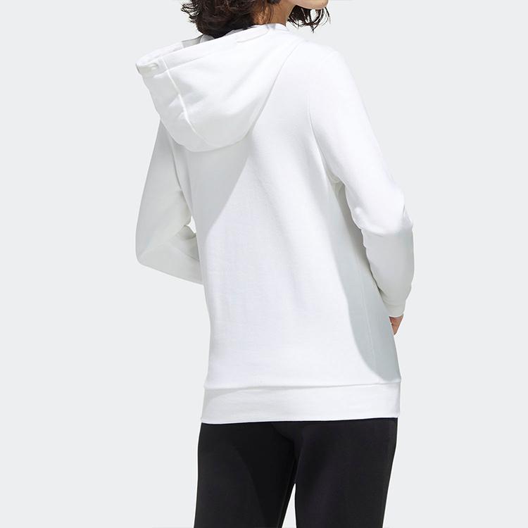 Adidas Neo Sports Casual Hooded Pullover Sweatshirt Women Sweatshirt White GE4291