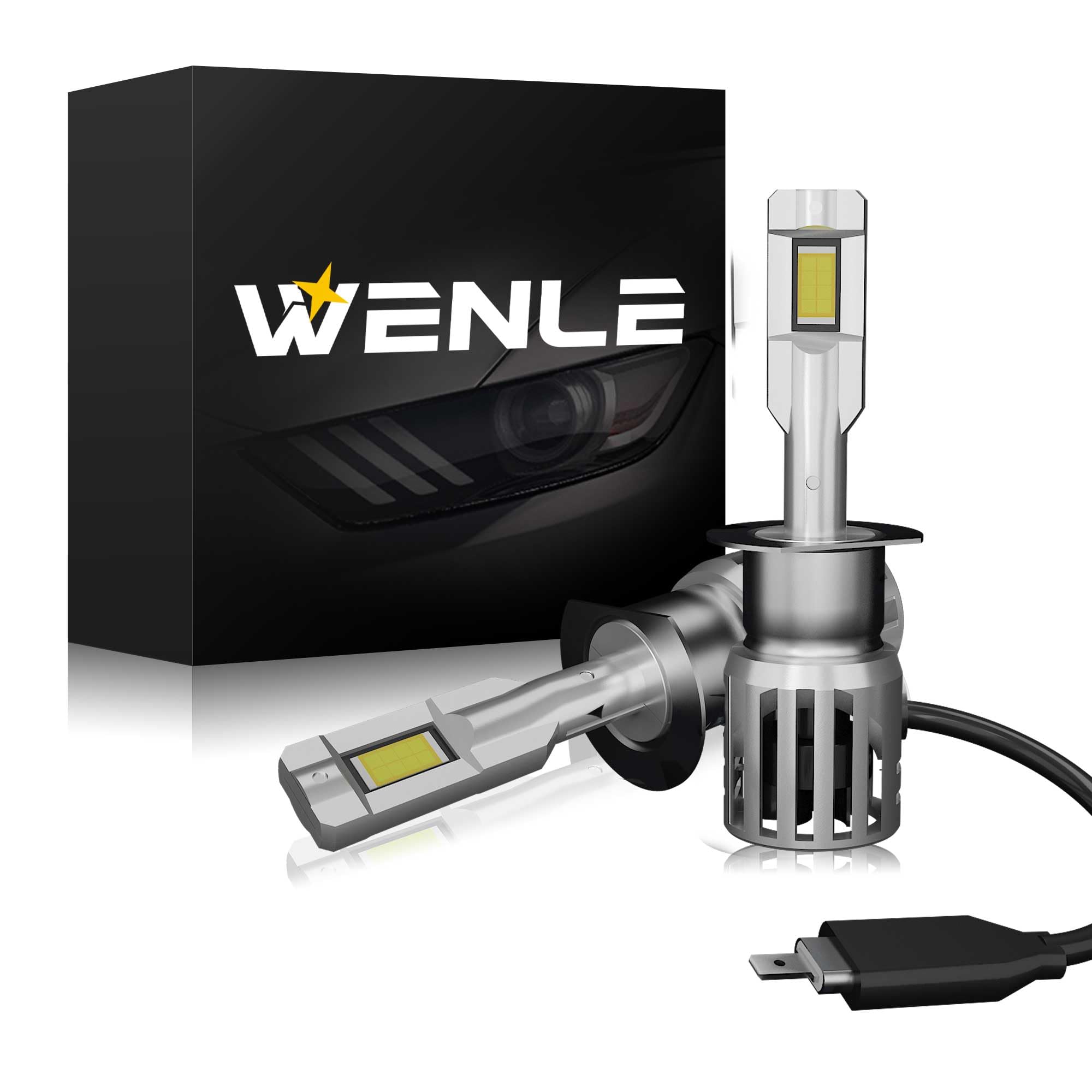 

WENLE Ultra Small Size + Explosive Light 16,000 LM H1 LED Headlight, Vehicle Inspection H1 белый