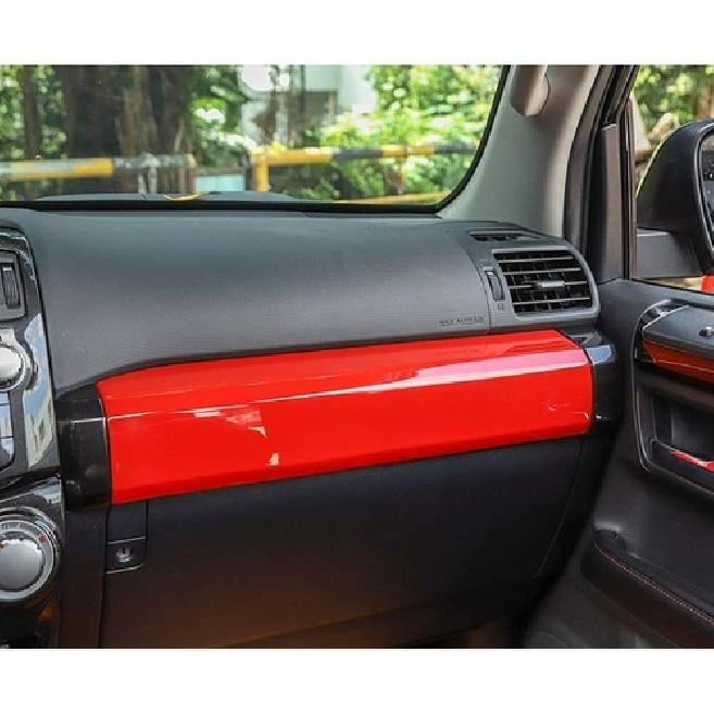 Rote Beifahrer Armaturenbrett Abdeckung Zierleiste Dekoration Für 10+ 4Runner Zubehör